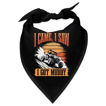 UTV Off Road 4 Wheeler Side by side - Bandana - Schwarz - Vorne
