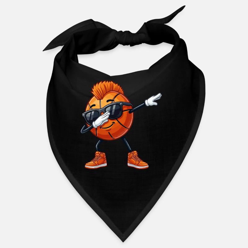 Joueurs de basket-ball, appuie sur les graphiques de basket Bandana