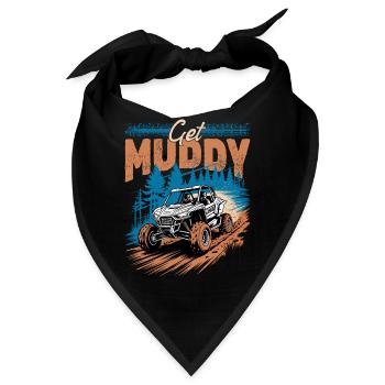 UTV Off Road 4 Wheeler Side by side - Bandana - Schwarz - Vorne