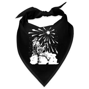 Astronaut Apocalypse-Shirt - Bandana - Schwarz - Vorne