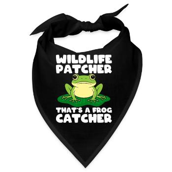 Frog Catcher Wildlife Patcher Catcher Frog - Bandana - Schwarz - Vorne