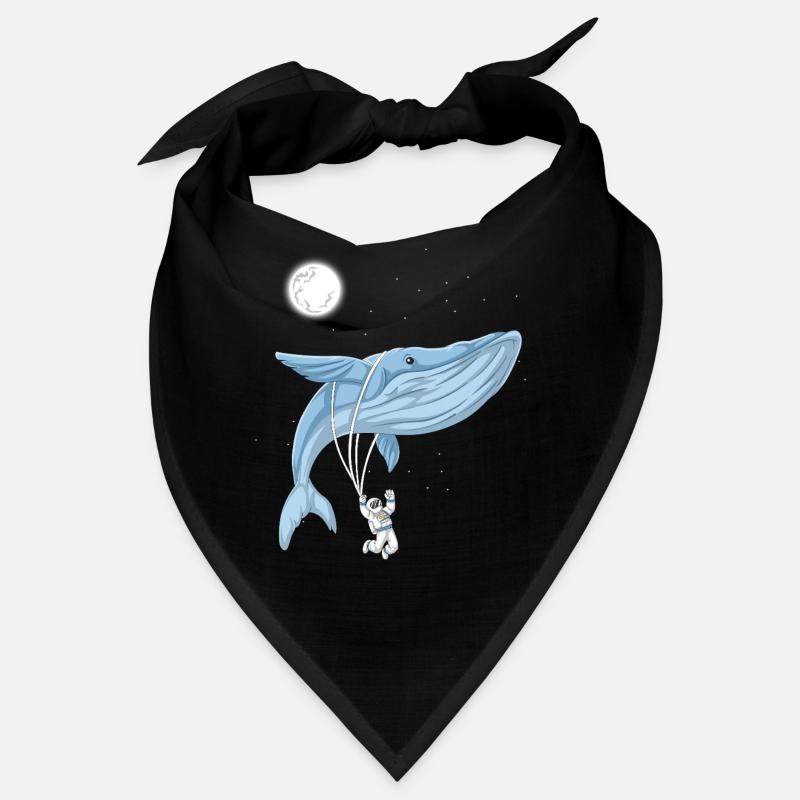Astronaute baleine spatiale volant dans un rêve galactique Bandana