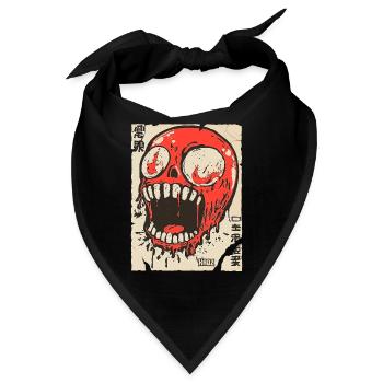 Skull Pop Art - Bandana - Schwarz - Vorne