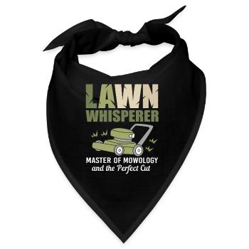 Rasenmäher Rasen (Wiese) - Bandana - Schwarz - Vorne