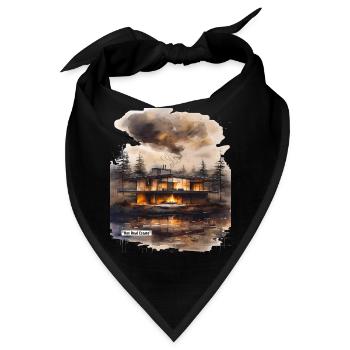 Lakeside Inferno Modernes Haus - Bandana - Schwarz - Vorne