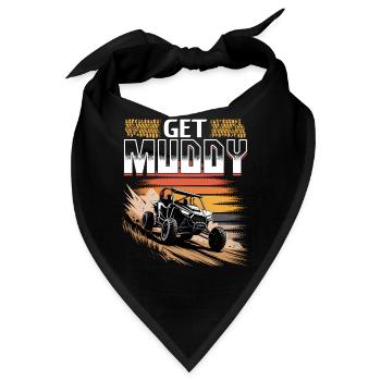 UTV Off Road 4 Wheeler Side by side - Bandana - Schwarz - Vorne