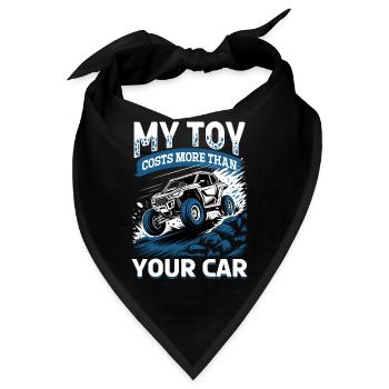 UTV Off Road 4 Wheeler Side by side - Bandana - Schwarz - Vorne