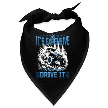 UTV Off Road 4 Wheeler Side by side - Bandana - Schwarz - Vorne