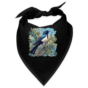 Elstern Elster - Bandana - Schwarz - Vorne