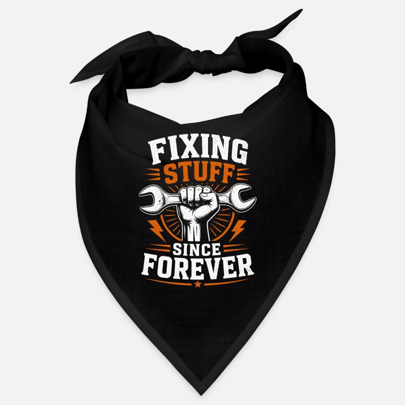 Dad The Problem Solver Father Humor Janitor Bandana