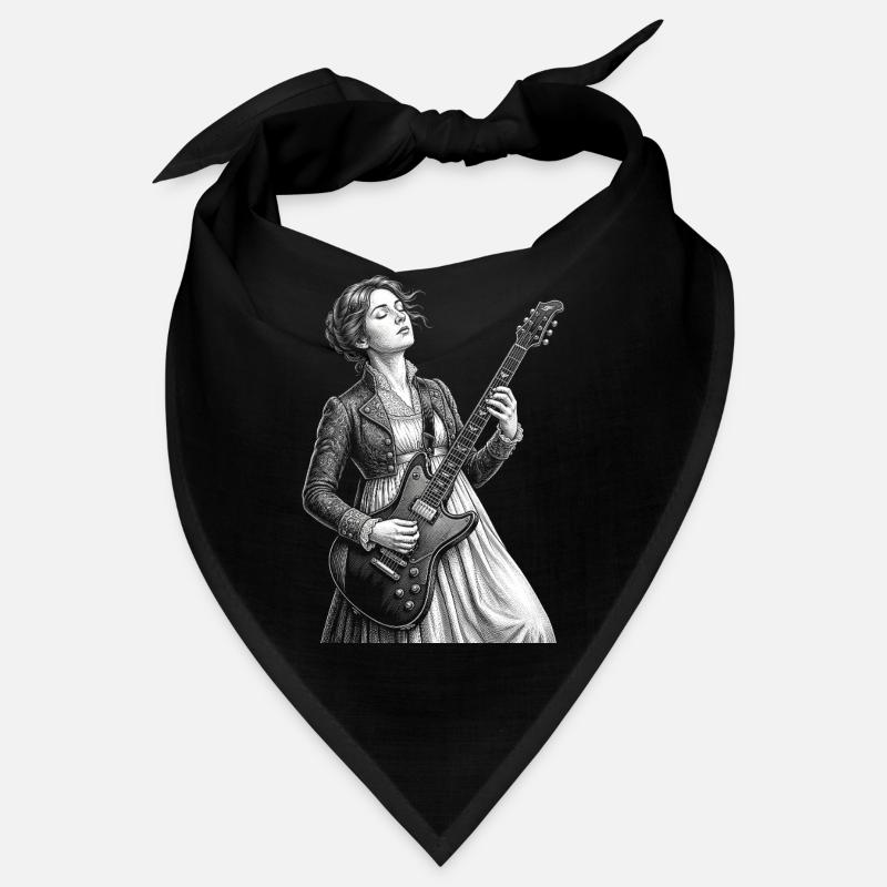 Jane Austen joue de la guitare Bandana