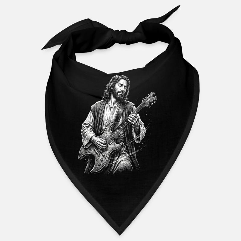 Jesus Christ plays guitar Bandana