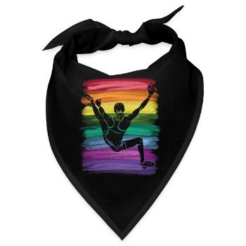 Boulderer Boulder Bouldern - Bandana - Schwarz - Vorne