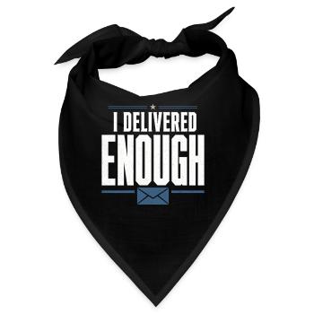 Postbote Im Ruhestand Postbote Im Ruhestand - Bandana - Schwarz - Vorne