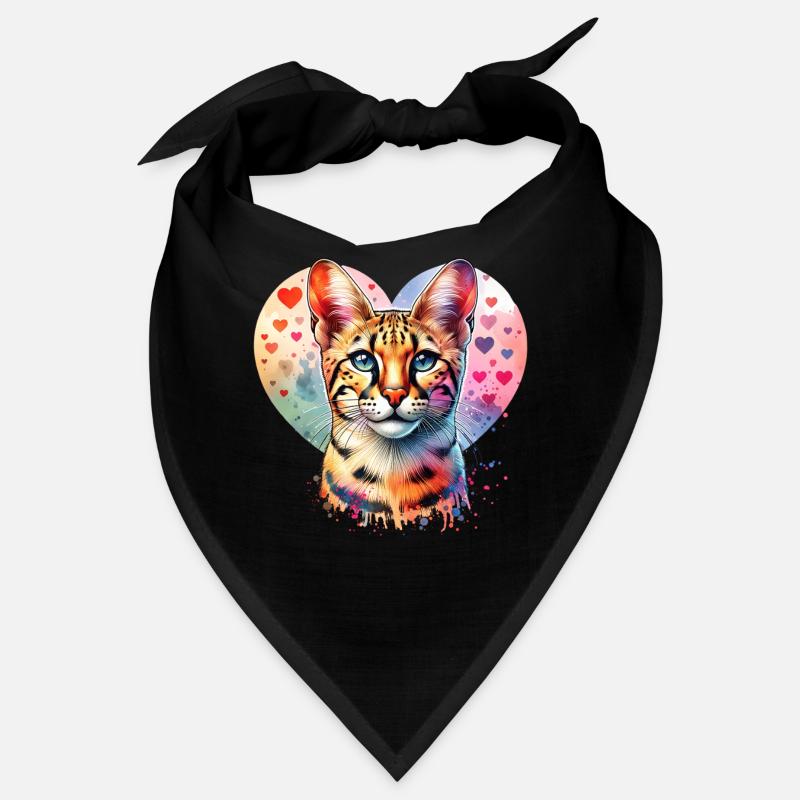 Chat des savanes Bandana