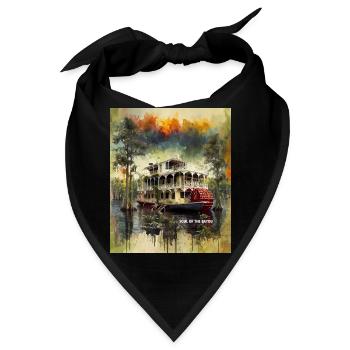 SOUL OF THE BAYOU – Architektur des südlichen Flussboots - Bandana - Schwarz - Vorne