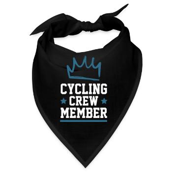 Cycling Crew - Bandana - Schwarz - Vorne