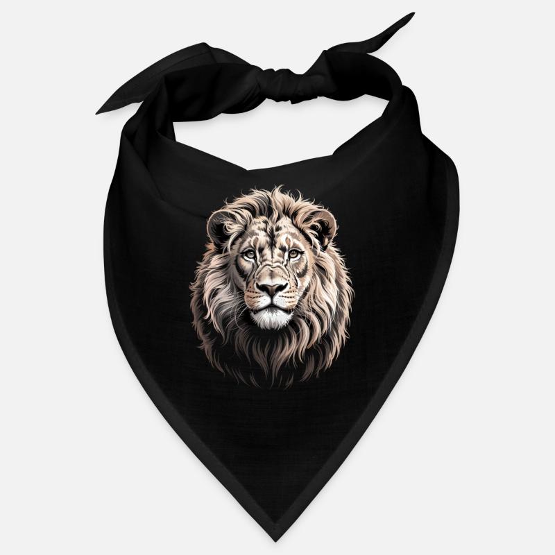 Tête de lion Bandana