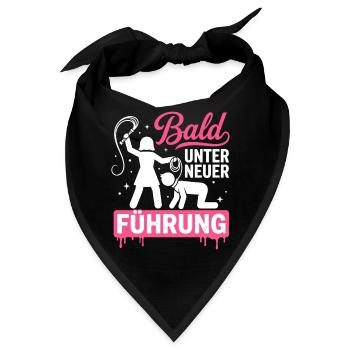 D-38Bald Unter Neuer Führung Dominante Frau - Bandana - Schwarz - Vorne