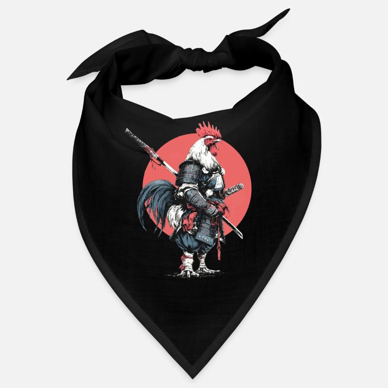 Hahn-Samurai in Rüstung Bandana