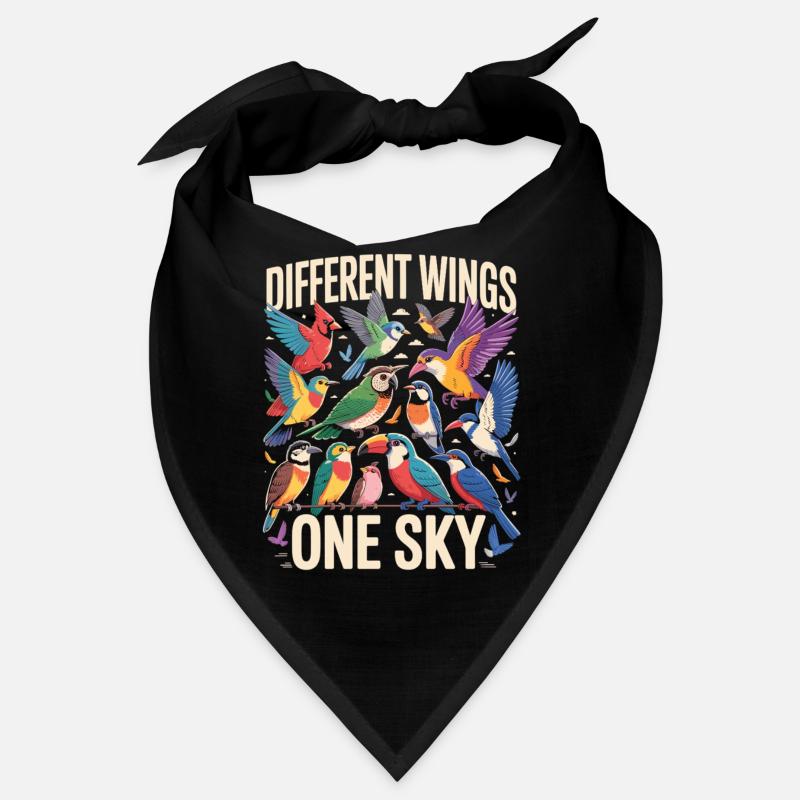 Different Wings One Sky Bird Bandana
