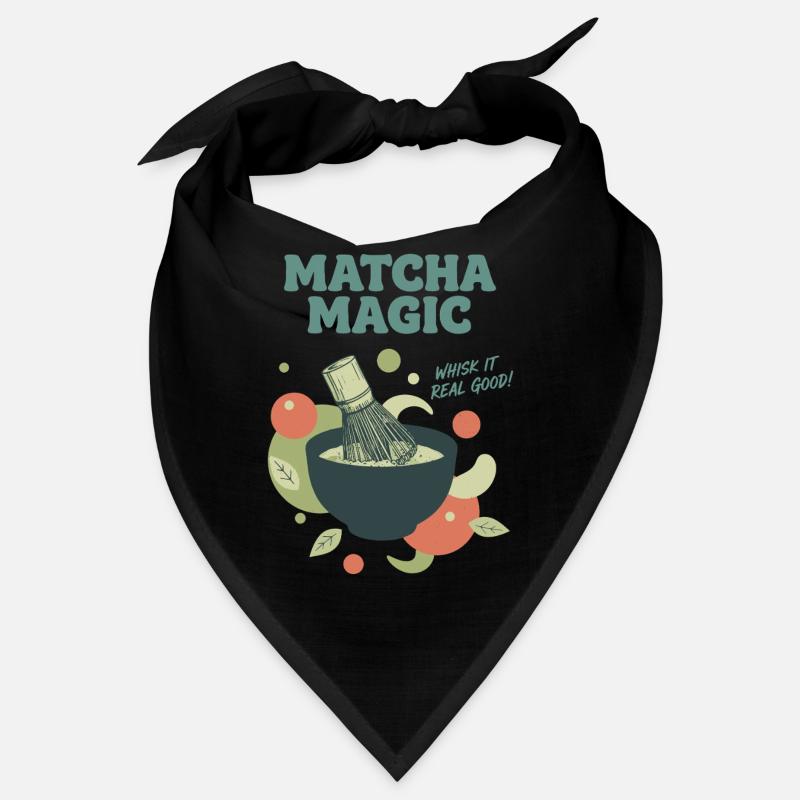 Matcha Magic Whisk It Real Good Green Tea Matcha Bandana