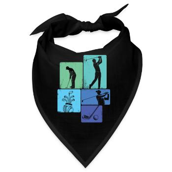 Landschaftlich reizvoller Golfplatz im Fairway Lover Stil - Bandana - Schwarz - Vorne