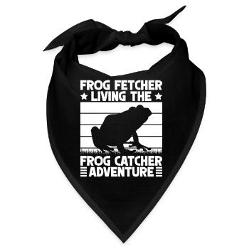 Frog Catcher Living The Adventure Frog - Bandana - Schwarz - Vorne