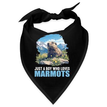 Murmeltiere Murmeltier - Bandana - Schwarz - Vorne