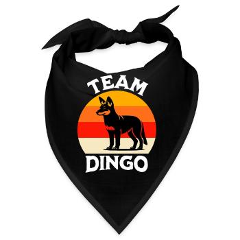 Team Australischer Wildhund - Bandana - Schwarz - Vorne