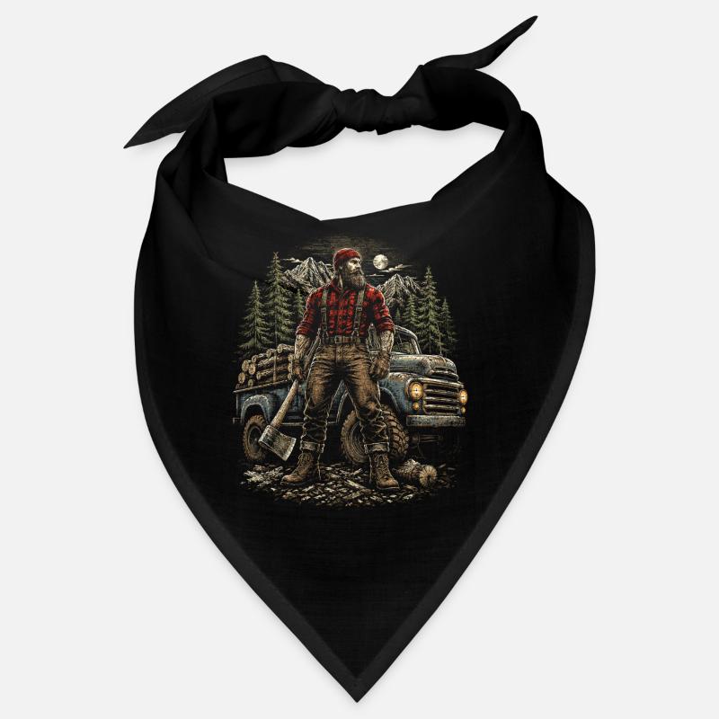 Holzfäller Baumfäller Waldarbeiter Bandana
