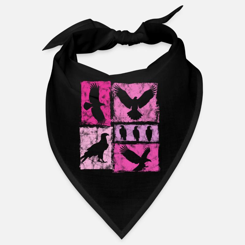 Silhouettes graphiques rétro Eagle Bandana