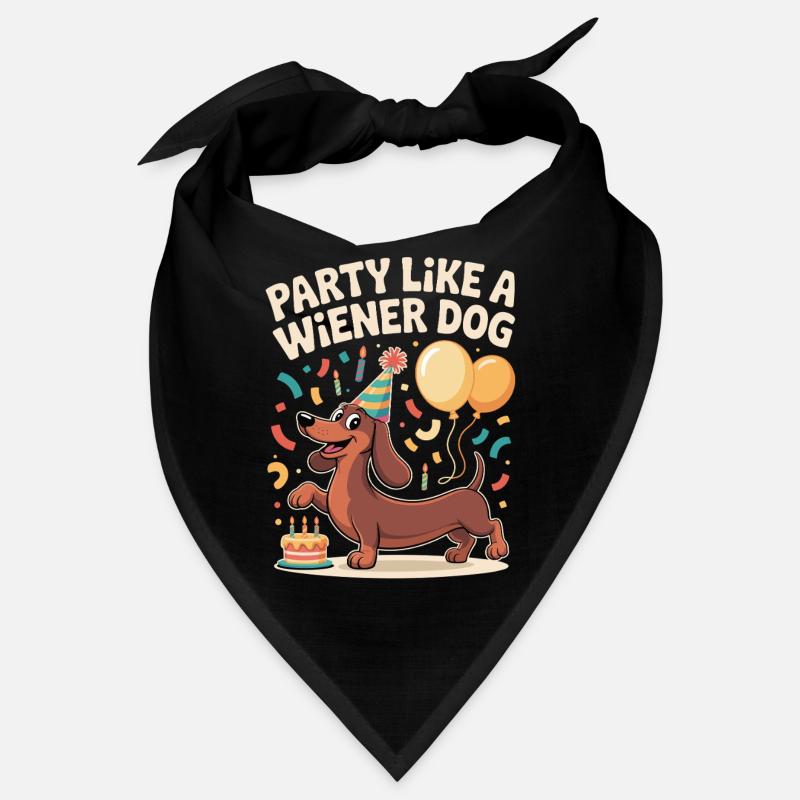 Fête teckel Bandana