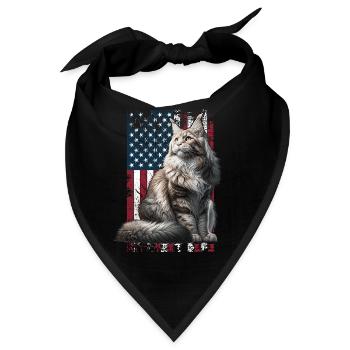 Maine Coon US Maine Coon - Bandana - Schwarz - Vorne