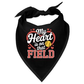 Softball Sprüche Softball Lustig Softball Geschenk - Bandana - Schwarz - Vorne