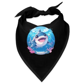 Haie Hai - Bandana - Schwarz - Vorne