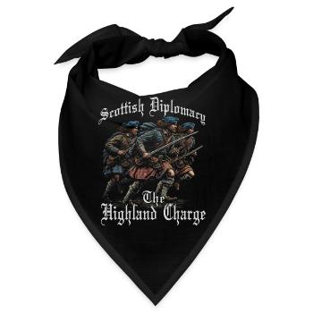 Highlander Clan Krieger | Schottland Geschichte - Bandana - Schwarz - Vorne
