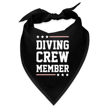Diving Crew - Bandana - Schwarz - Vorne