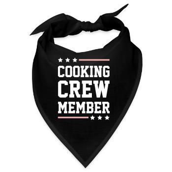 Cooking Crew - Bandana - Schwarz - Vorne