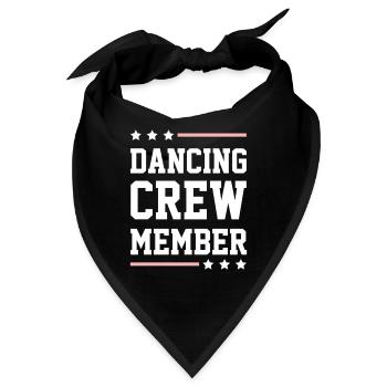 Dancing Crew - Bandana - Schwarz - Vorne