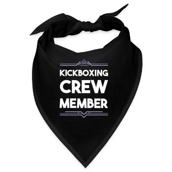 Kickboxing Crew - Bandana - Schwarz - Vorne