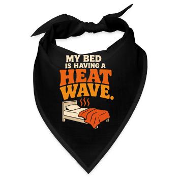 Menopause Night Sweats Hitzewallung Humor Geschenk - Bandana - Schwarz - Vorne