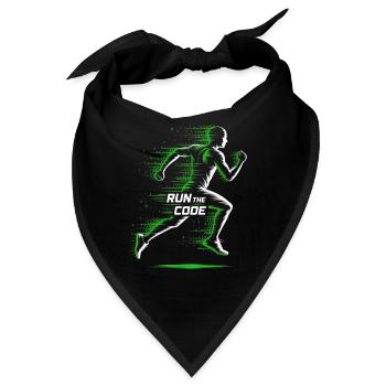 Programmierer – Coding Entwickler & Informatiker - Bandana - Schwarz - Vorne