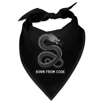 Programmierer – Coding Entwickler & Informatiker - Bandana - Schwarz - Vorne