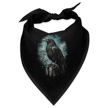 Rabe Raben - Bandana - Schwarz - Vorne