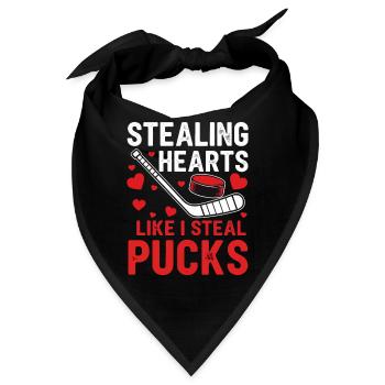 Herzen Stehlen wie Pucks - Bandana - Schwarz - Vorne