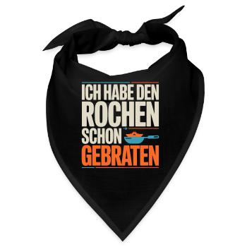 Rochen Schon Gebraten Stachelrochen Manta Rochen - Bandana - Schwarz - Vorne