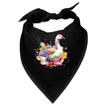 Emdengans Motiv - Bandana - Schwarz - Vorne