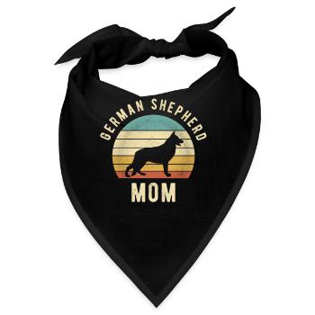 Wählen Sie das inspirierende Zitat des Lebens – Retro-Design - Bandana - Schwarz - Vorne