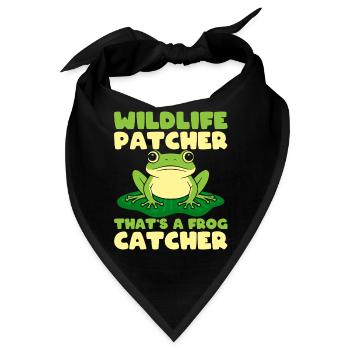 Frog Catcher Wildlife Patcher Catcher Frog - Bandana - Schwarz - Vorne